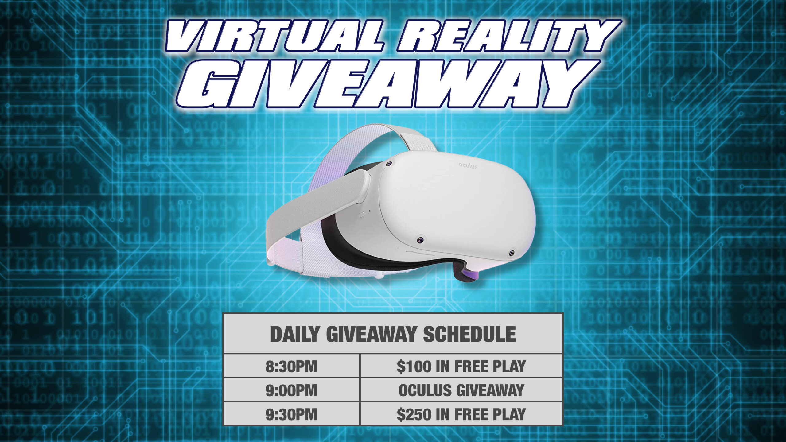 Virtual Reality Giveaway | Golden Casino